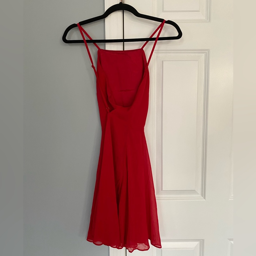 Red Lulus Mini Dress - Picture 2 of 3
